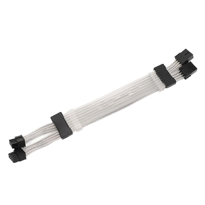 8 Pin ARGB Verlängerung Kabel, RGB PSU Kabel Verlängerung, 2x8PIN ARGB Grafikkarte Strom Verlängerun