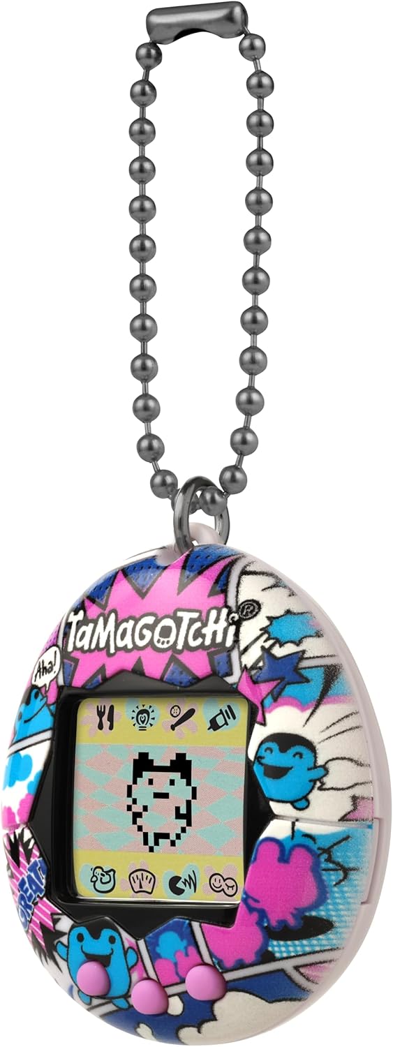 Tamagotchi Bandai Virtuelles Haustier Original Ginjirotchi Comic Book, Mehrfarbig 42982, elektronisc