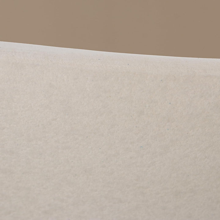 Vase mit Gesicht, Keramik, Beige, gesprenkelt, 29 x 38 cm, Sockel 13,5 cm