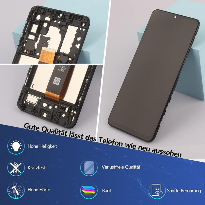 RongZy Display für Samsung Galaxy A32 5G A326 SM-A326B LCD Bildschirmersatz Digitizer Touchscreen Mo