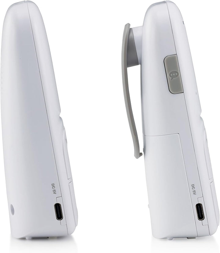 Alecto DBX130 DECT Audio-Babyphone - Full Eco-Modus, VOX-Funktion, 100% störungsfreie Verbindung, 30