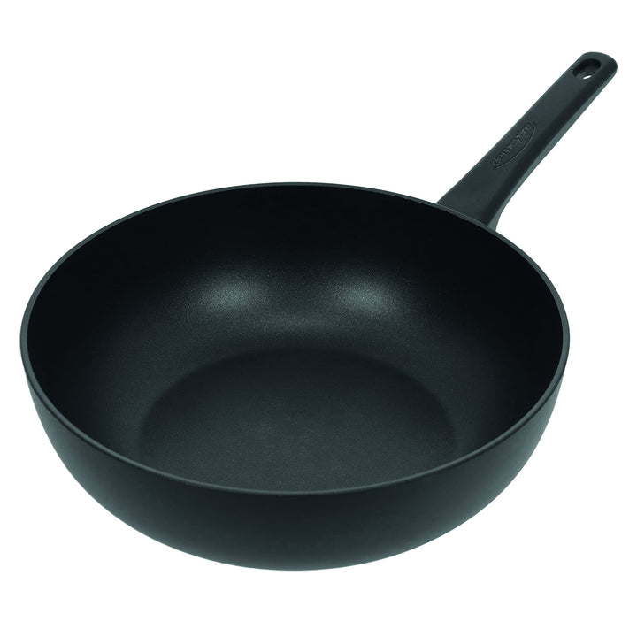 demeyere Alu Classico 3 Duraslide® Hochwertiger Wok fuer Induktion und alle anderen Herdarten, Antih