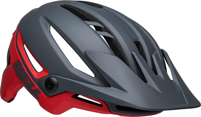 BELL Sixer MIPS MTB Fahrrad Helm matt grau/rot 2022, M