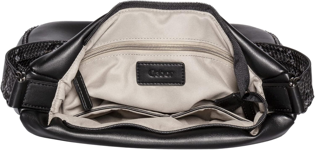 Gabor Damen Sena Schultertasche Schwarz, Schwarz