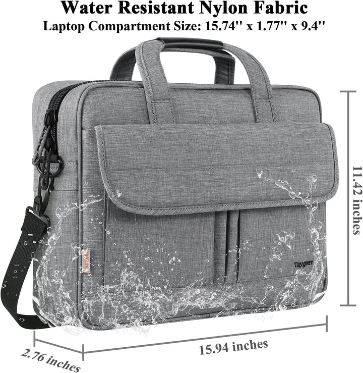 Taygeer Laptoptasche 15.6 Zoll, Wasserdicht Aktentasche Notebooktasche Laptop Umhängetasche Computer