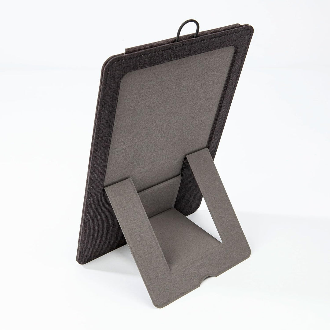 SIGEL Klemmbrett A5 dunkelgrau beige Aufstellfunktion | KB221, stabiles, stylisches Clipboard mit ed