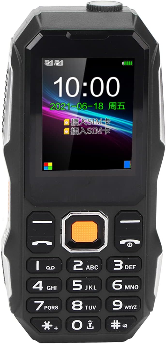 Senioren Handy Entsperrt, 1,8 Zoll HD Bildschirm, Grosses Horn, Handy, 5800 mAh Akku, Senioren Basis