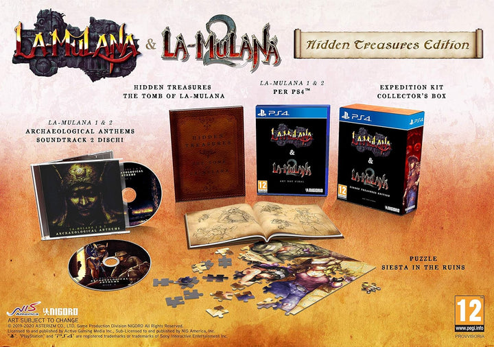 Videogioco Nis America LA MULANA 1 & 2: Hidden Treasures Edition