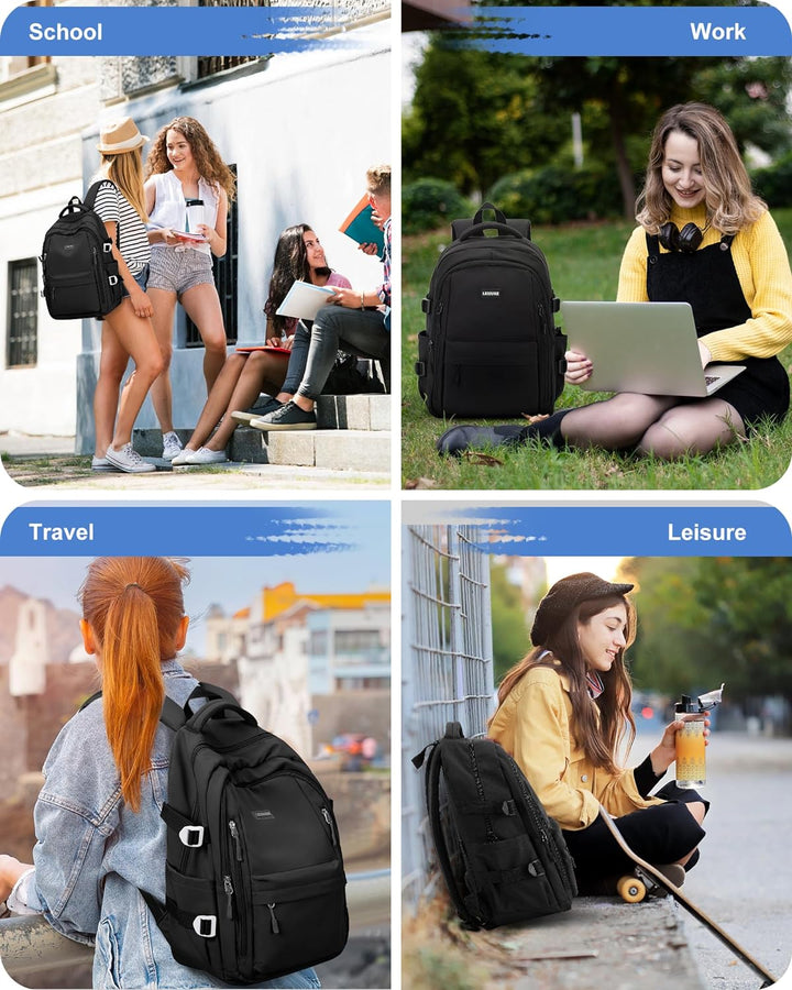 Schulrucksack Mädchen, Lässig Rucksack Damen Klein Modern Elegant Travelite Leichter Laptop Daypack