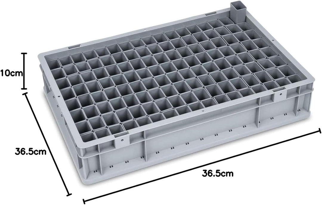 NextGen Einsatzkästen | HxBxT 10x36,5x13,3cm | 4,1 Liter | Grau | Einsatzkasten, Eurobehälter, Spape