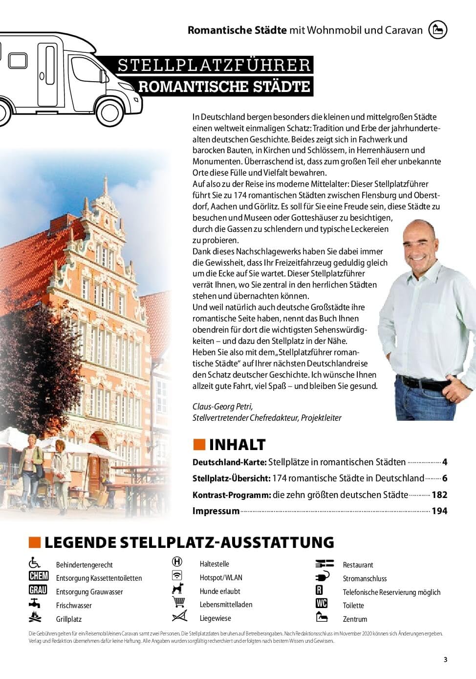 Stellplatzführer Romantische Städte: Städte-Erlebnis mit Wohnmobil und Caravan: Städte-Erlebnis mit