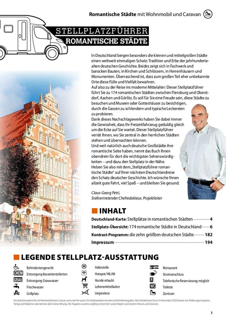 Stellplatzführer Romantische Städte: Städte-Erlebnis mit Wohnmobil und Caravan: Städte-Erlebnis mit