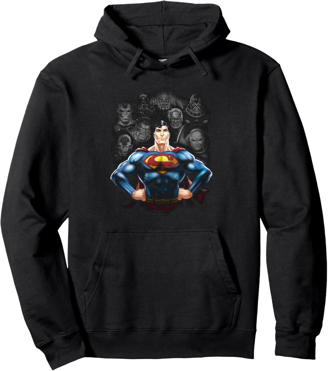 Superman Villains Pullover Hoodie