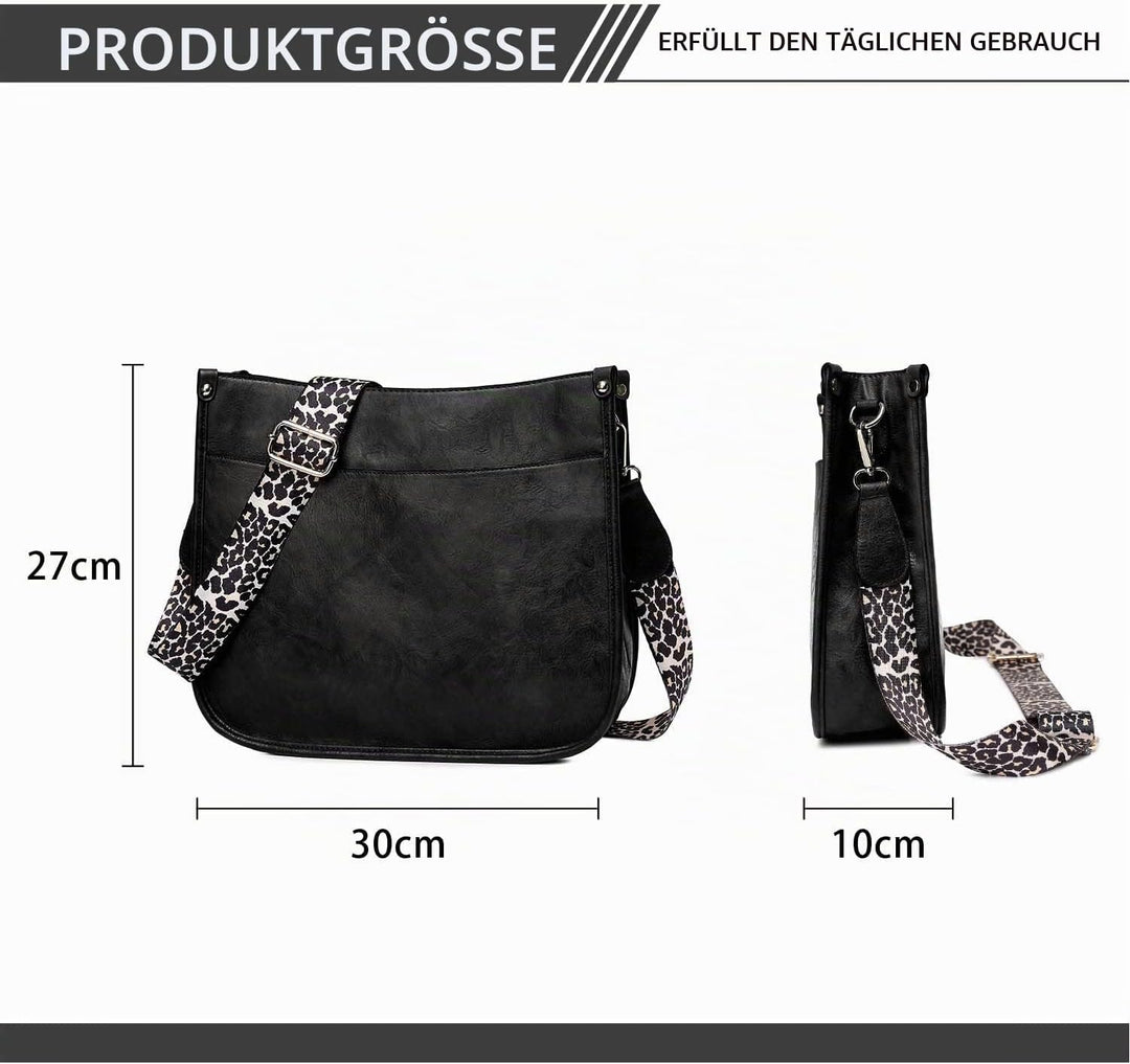 EVEOUT Umhängetasche für Damen Grosse Kapazität Tragetasche aus PU-Leder Allgleiches beiläufige Tasc