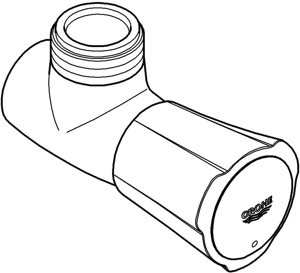 GROHE Costa L Duschventil (universal, Wandmontage, wärmeisoliert, langlebig), chrom, 26010001