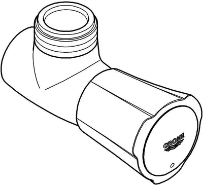 GROHE Costa L Duschventil (universal, Wandmontage, wärmeisoliert, langlebig), chrom, 26010001