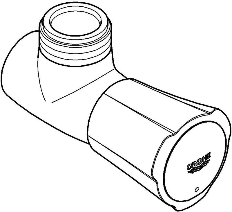 GROHE Costa L Duschventil (universal, Wandmontage, wärmeisoliert, langlebig), chrom, 26010001