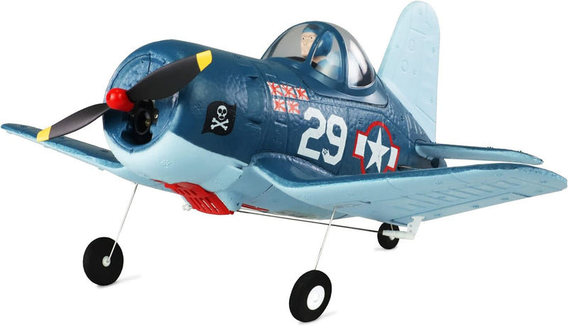 Amewi 24126 AMXFlight Cartoon Corsair F4U 4-Kanal 3D/6G RTF inkl. Fernsteuerung, Akku, Ladegerät