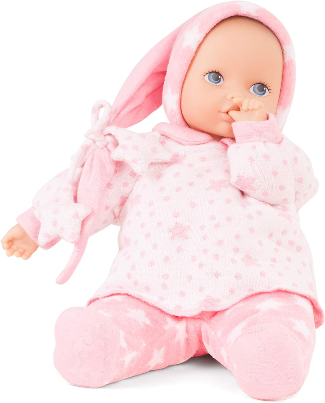 Götz 1791122 Baby Pure Sternenhimmel Puppe - 33 cm grosse Erstlingspuppe ohne Haare, Blaue Augen - w