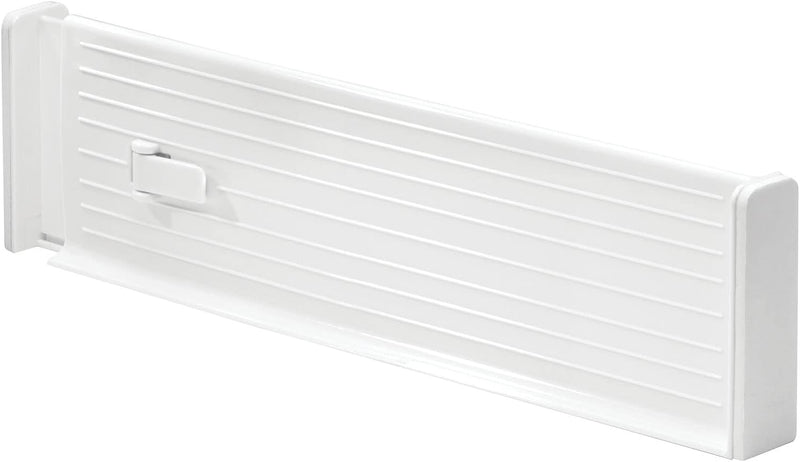 mDesign 4er-Set verstellbare Schubladeneinsätze – praktische Schubladentrenner aus Kunststoff – Best