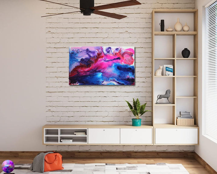 Original Gemälde Abstrakte Malerei - moderne hochglanz Wandbilder - Resin Art Kunst Bild Harz Unikat