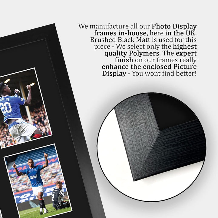 HWC Trading FR A3 Alfredo Morelos Rangers Geschenke Gedruckt, Signiert Autogramm Bild, Für Fussball-