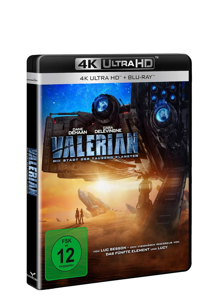 Valerian – Die Stadt der tausend Planeten (4K Ultra HD) + (Blu-ray), 4K