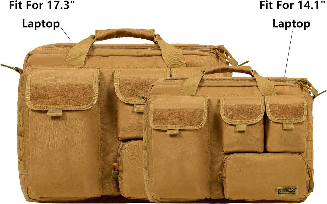 Seibertron X.K.B.B-2 Laptop Tasche - Multifunktions- Herren Militär Taktische Outdoor Schultertasche