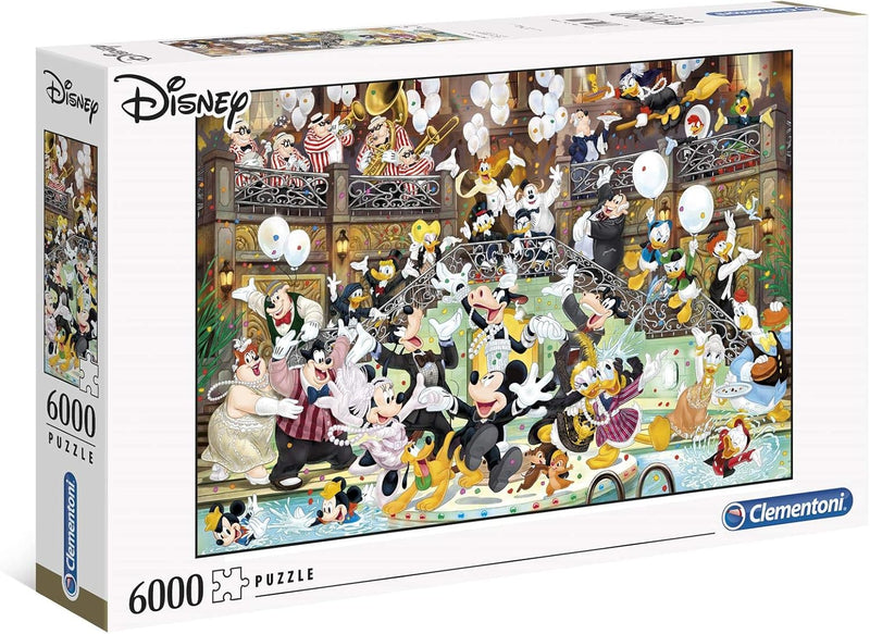 Clementoni 36525 Disney Gala – Puzzle 6000 Teile, Geschicklichkeitsspiel für die ganze Familie, farb