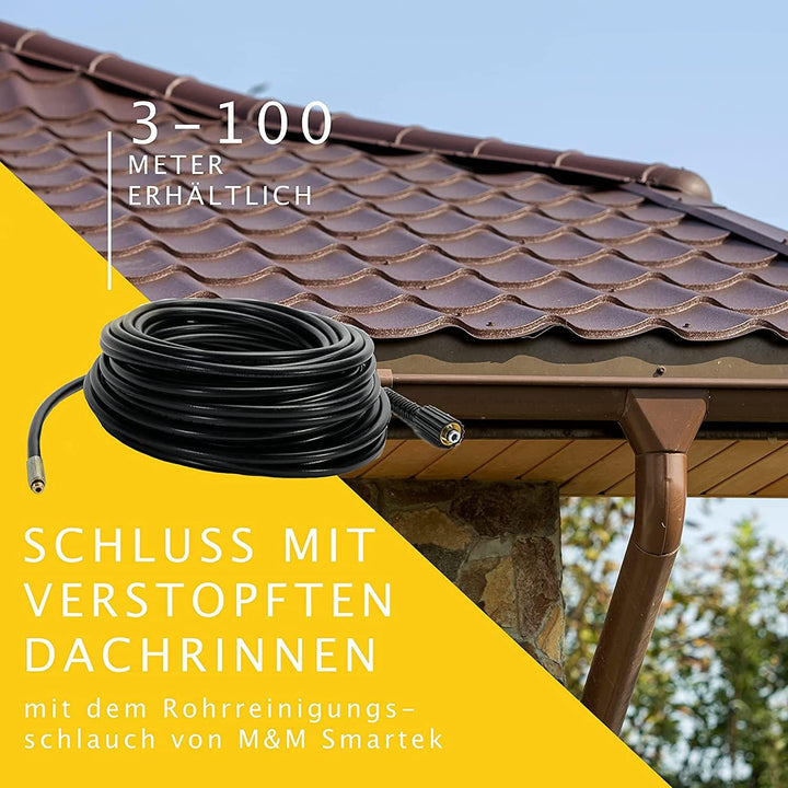 Rohrreinigungsschlauch - Set PROFESSIONAL (5-Teilig) für Kärcher Kränzle Professional HD HDS 6390029