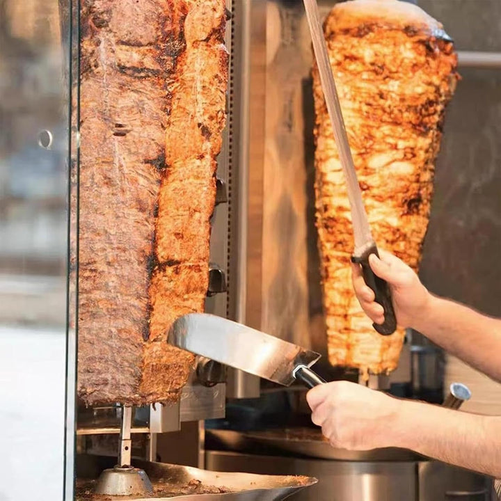 Generisch Dönerschaufel - Fleisch Auffangpfanne - Edelstahl Fleischfängerschaufel Für Shawarma Grill