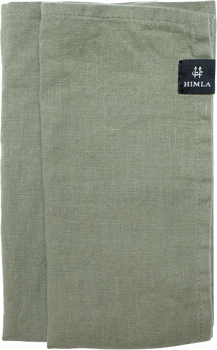 Himla Servietten Weiss 4-er Set Leinenservietten Stoffservietten Stoff waschbar Sunshine - 45x45 cm