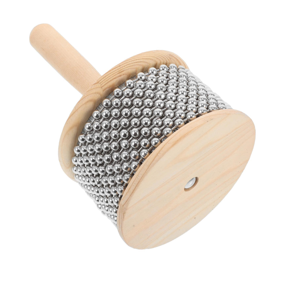 BESPORTBLE Cabasa Handperkussionsinstrument und Metall mit 11,3cm Durchmesser Vielseitig Einsetzbar