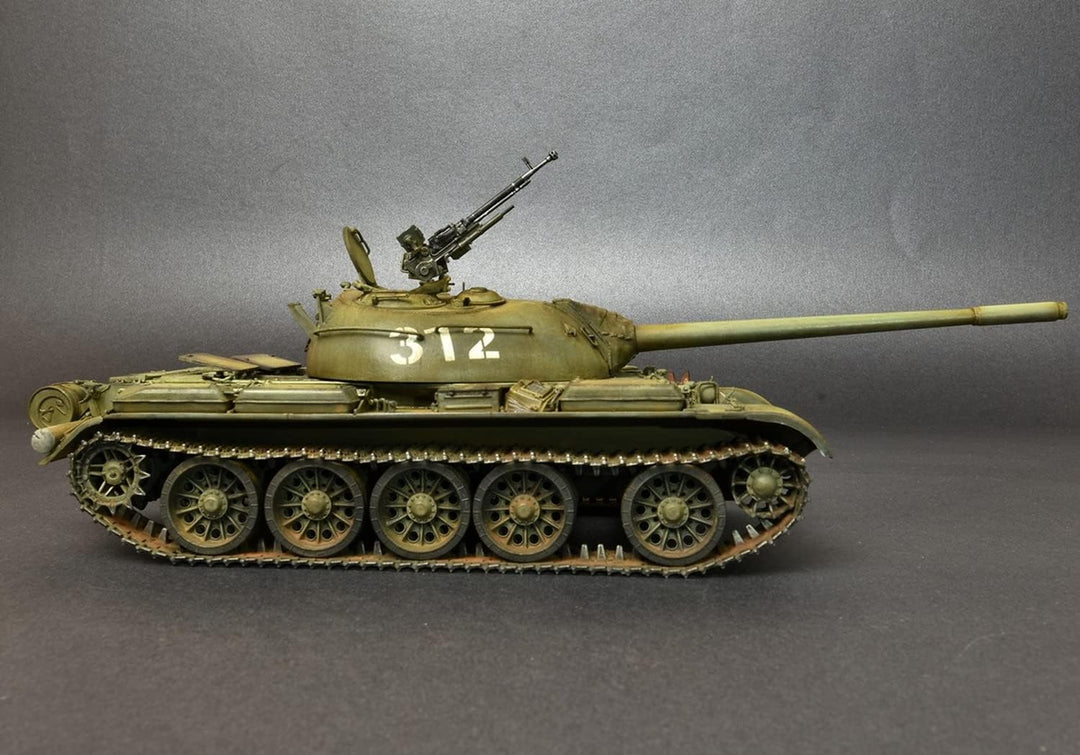 Mini Art 37017 1:35 T-54A Sov. Mittlerer Panzer-originalgetreue Nachbildung, Modellbau, Plastik Baus