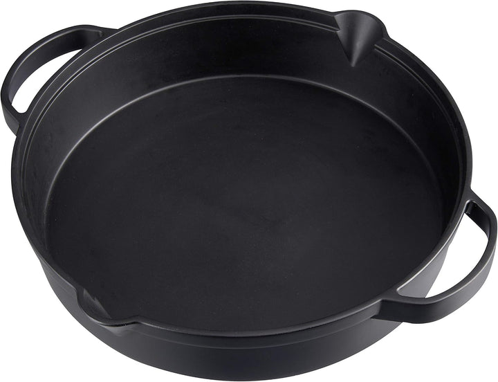 Campingaz Bratpfanne aus Gusseisen mit Grillrost aus Edelstahl, Ø 31,6 cm &amp; Pizzastein für das Culin