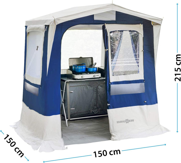 BRUNNER 0425995N.C30 Cucinotto Gusto I, 150x150 cm, blau 150x150 cm blau, 150x150 cm blau