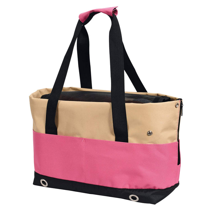 Arquivet Rosa Transporttasche für Haustiere - 40 x 22 x 28 cm - Transporttasche für Hunde und Katzen