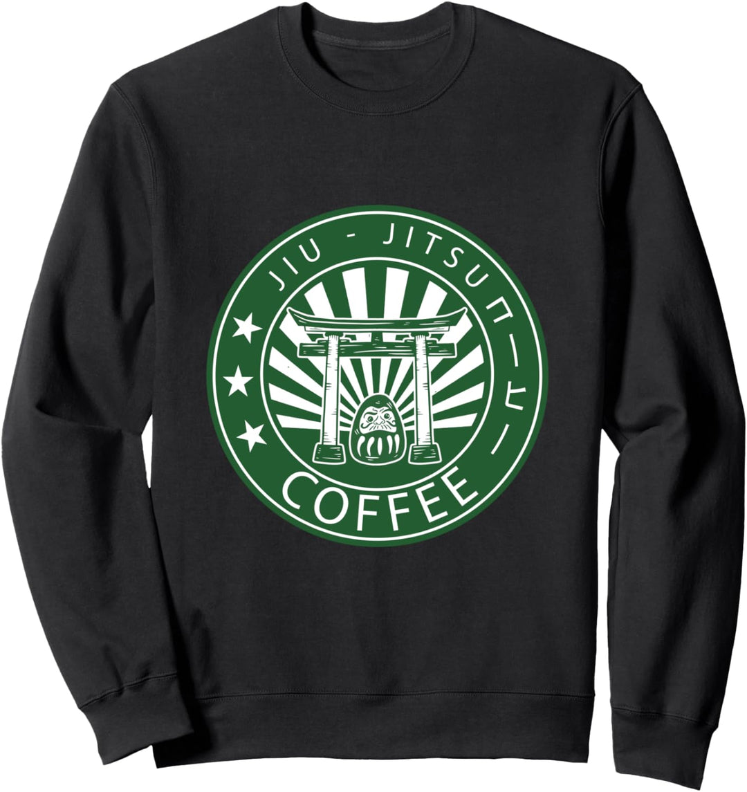 BJJ MMA Jujitsu Martial Art Coffee Jiu Jitsu Coffee Lover Sweatshirt