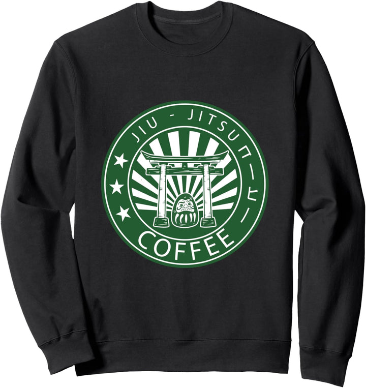 BJJ MMA Jujitsu Martial Art Coffee Jiu Jitsu Coffee Lover Sweatshirt