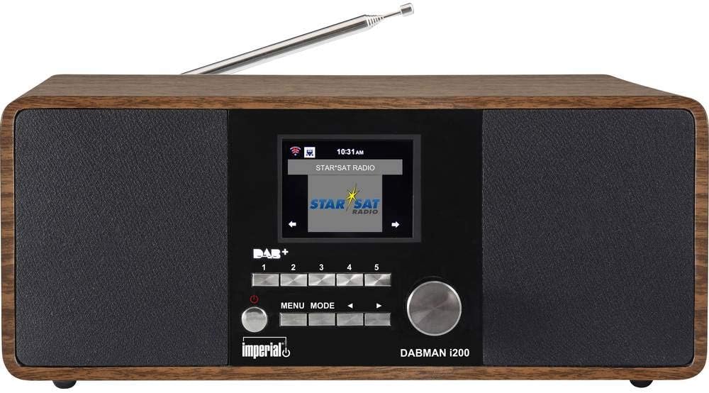 Imperial DABMAN i200 Internet/DAB+ Radio (Stereo Sound, Internetradio/DAB+ / DAB/UKW, WLAN, LAN, Aux