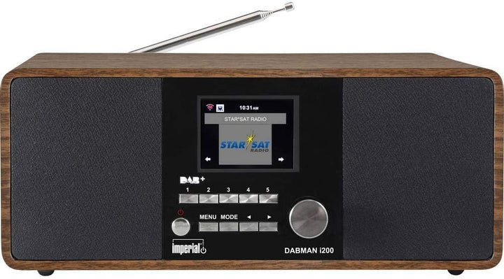 Imperial DABMAN i200 Internet/DAB+ Radio (Stereo Sound, Internetradio/DAB+ / DAB/UKW, WLAN, LAN, Aux
