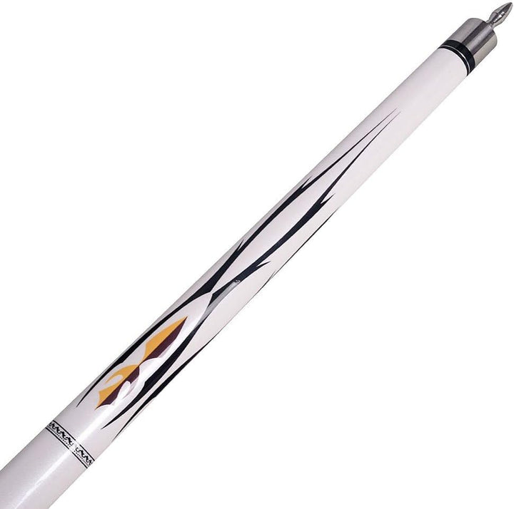 DHOLE CUESOUL 58 "2 Piece Maple Billiard Queue 19 Unzen Weiss 12.75mm, Weiss 12.75mm