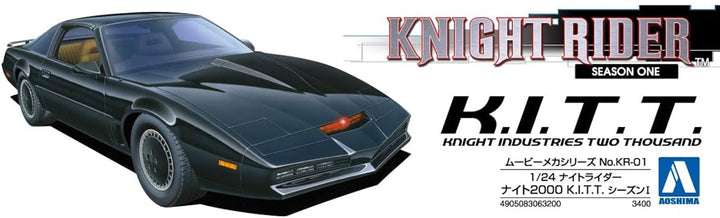 Aoshima Knight Rider: Knight 2000 KITT Staffel 1 Modellbausatz im Massstab 1:24