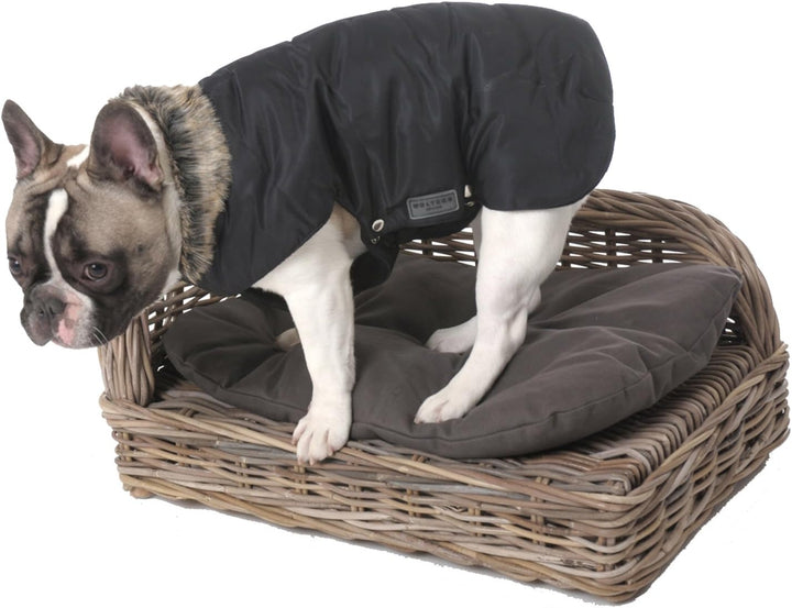 Wolters Cat&Dog 49957 Parka mit Fellkragen 65 cm, schwarz 65 schwarz, 65 schwarz
