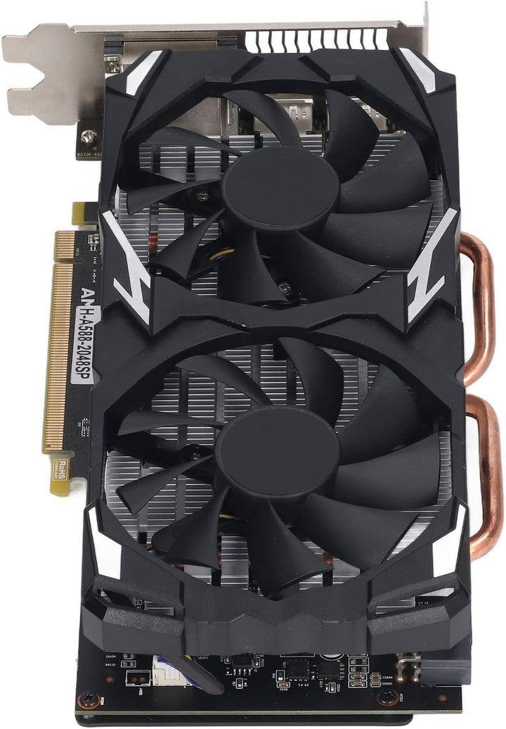 Cuifati RX 580 Grafikkarte, 8 GB GDDR5 256BIT Gaming-Grafikkarte, 7000 MHz, 8K-Grafikkarte, 16 PCI E