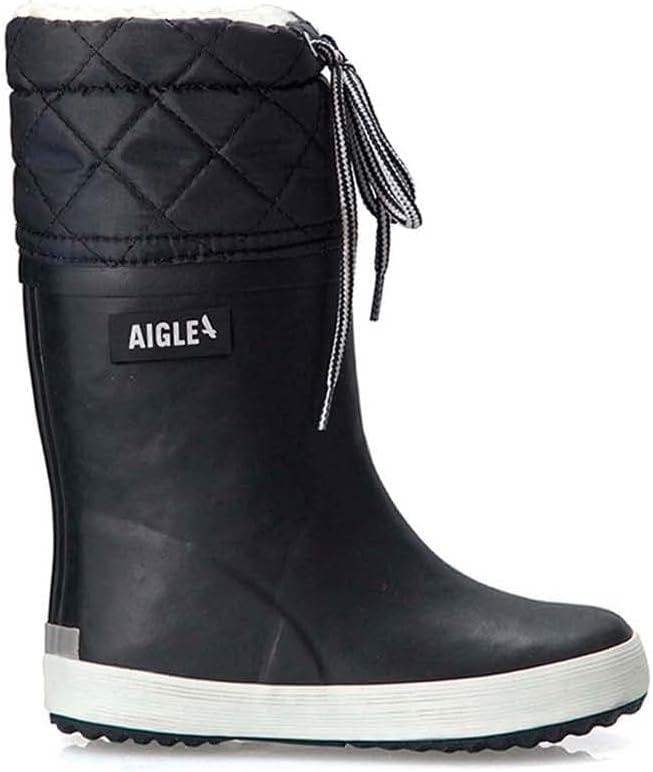 Aigle Unisex Kinder Giboulee 2 Gummistiefel 20 EU Marineblau Weiss, 20 EU Marineblau Weiß