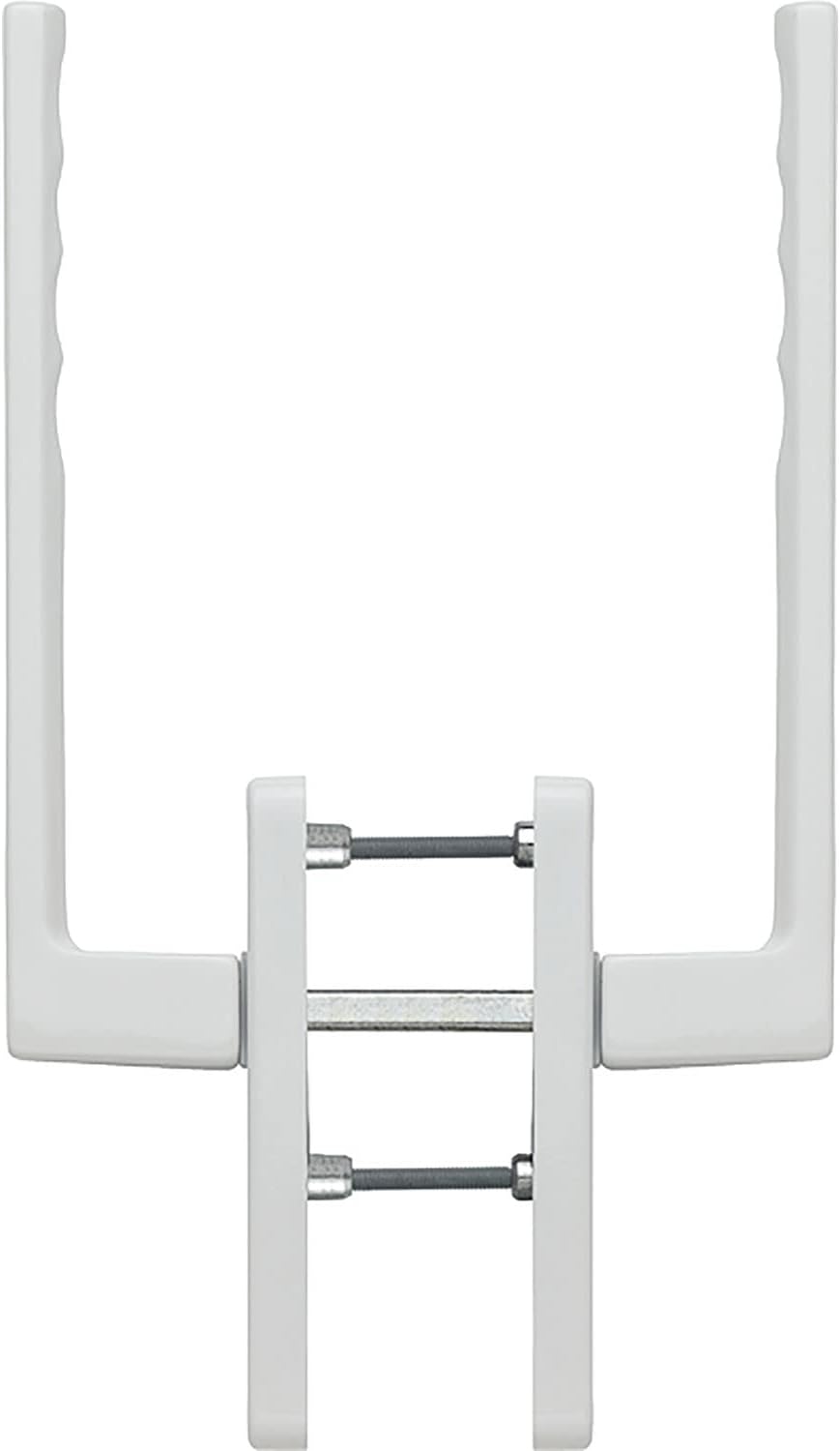 HOPPE 11600287 weiss Hebeschiebegarnitur Toulon Griff PZ, Länge 253, Alu