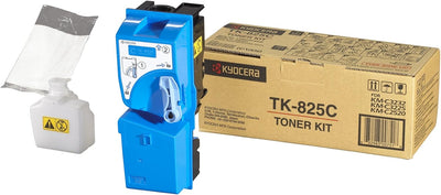 Kyocera 1T02FZCEU0 TK-825C Tonerkartusche 7.000 Seiten, cyan, cyan