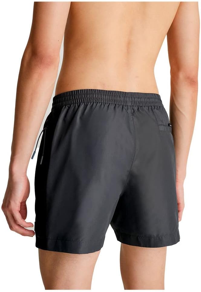 Calvin Klein Herren Medium Drawstring-Block Medium Drawstring M Grau (Oil Grey), M Grau (Oil Grey)