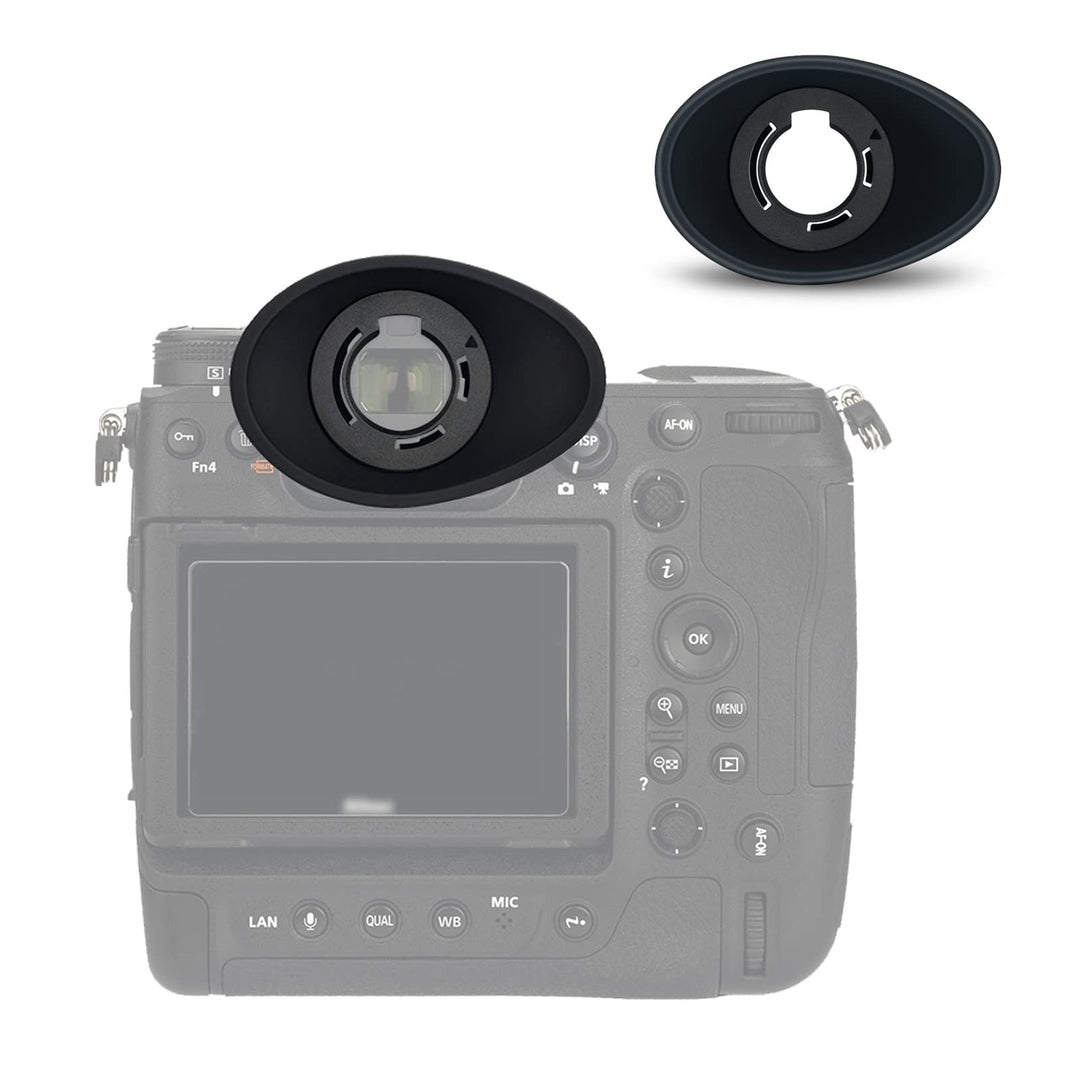 JJC Weiche Silikon-Augenmuschel Okular für Nikon Z 9, Z 8, Z f, Z9 Z8 Zf spiegellose Kamera ersetzt